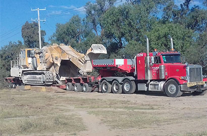 Fletes en lowboy modular